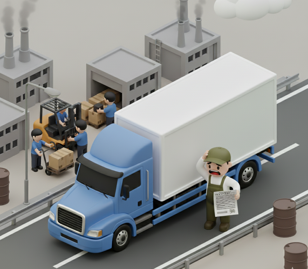 اشتباهات رایج رانندگان در زمان دریافت بارنامه